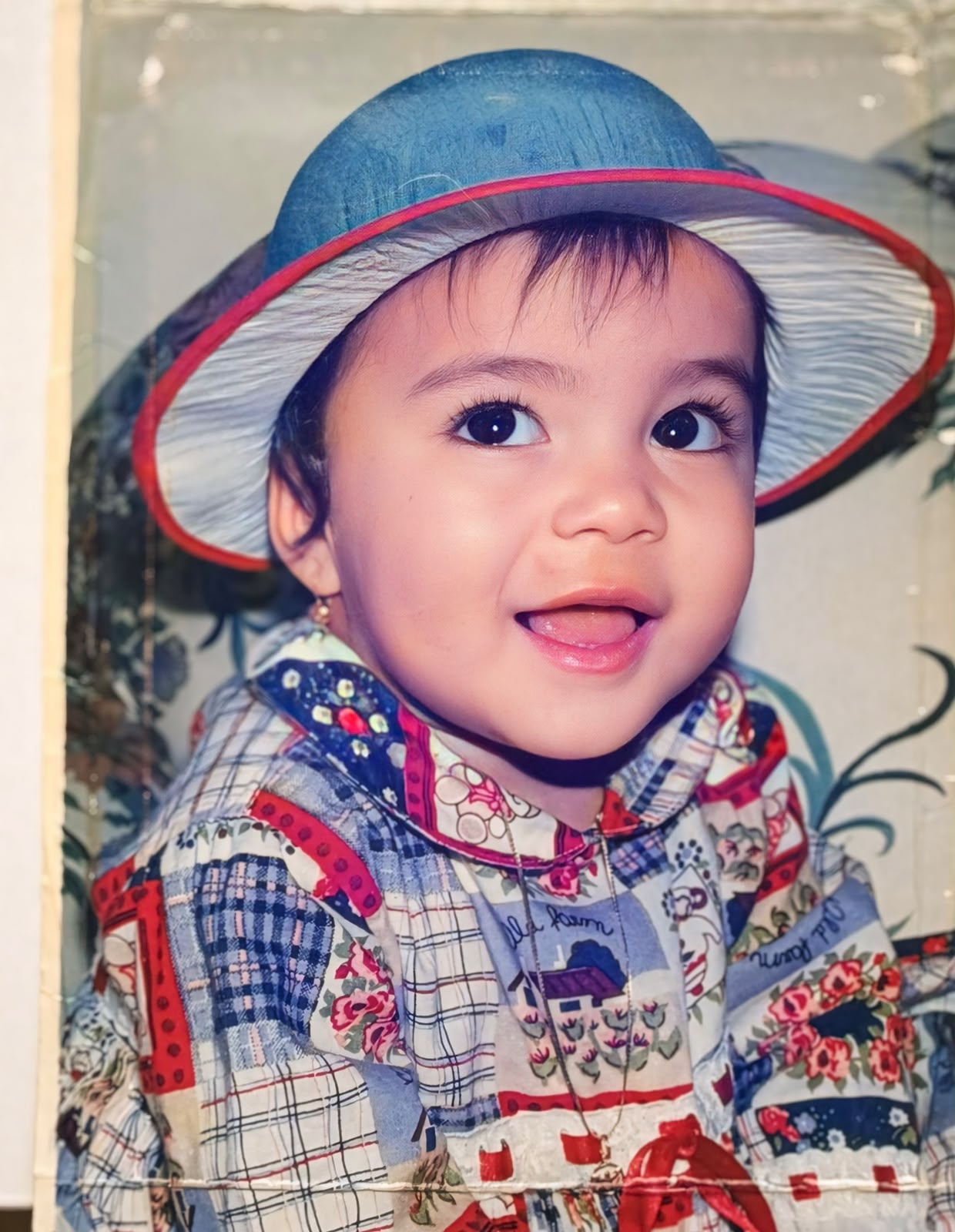 Camila de bebé en Medellín